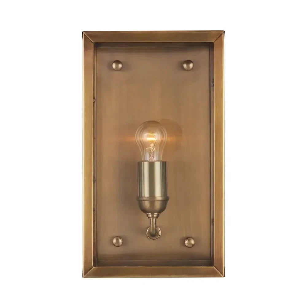 Royster Antique Brass Outdoor Wall Sconce