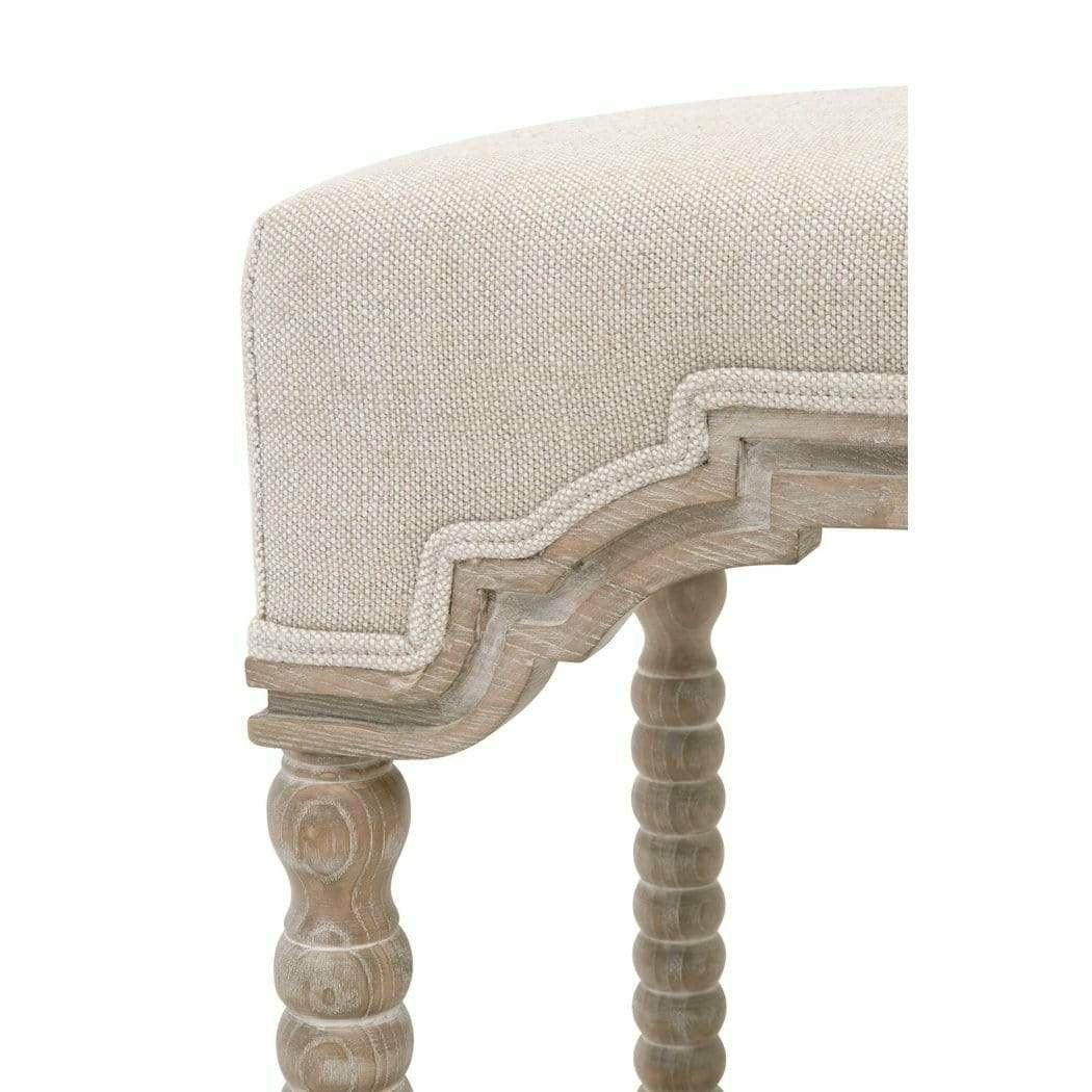 Rue Counter Stool Bisque French Linen Natural Gray Ash Counter Stools Sideboards and Things By Essentials For Living