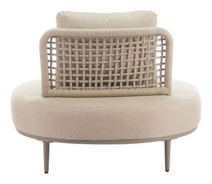 Zuo Modern Ruhe Olefin Fabric Outdoor Accent Chair