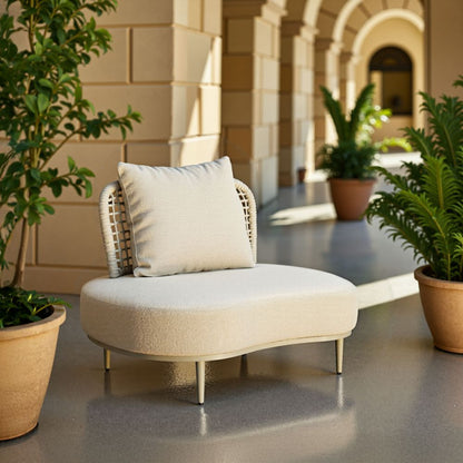 Zuo Modern Ruhe Olefin Fabric Outdoor Accent Chair