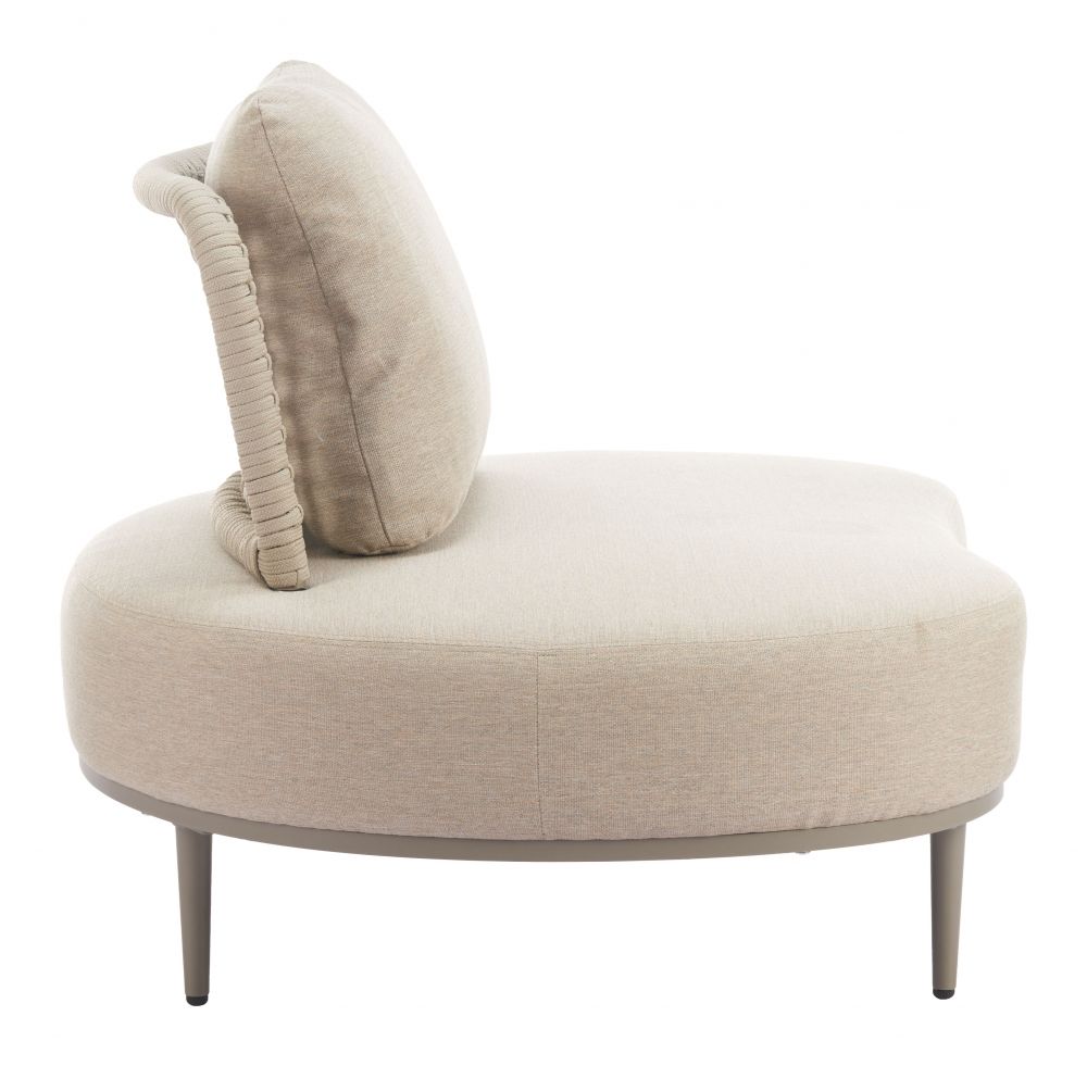 Zuo Modern Ruhe Olefin Fabric Outdoor Accent Chair
