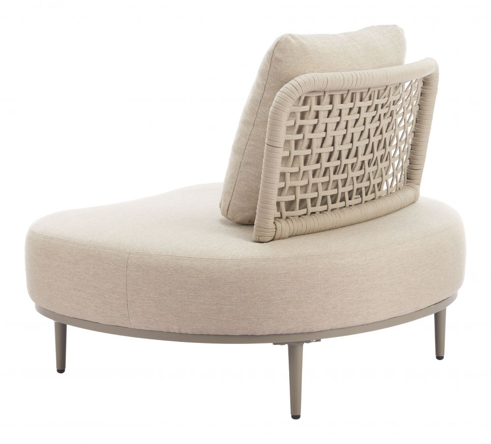 Zuo Modern Ruhe Olefin Fabric Outdoor Accent Chair