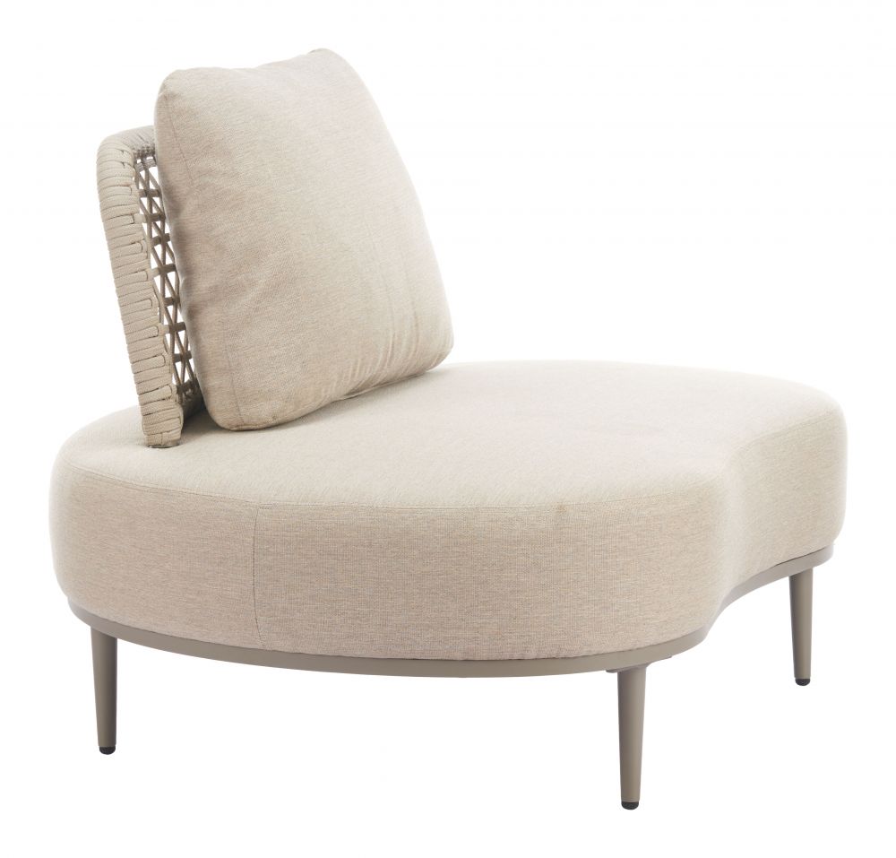 Zuo Modern Ruhe Olefin Fabric Outdoor Accent Chair