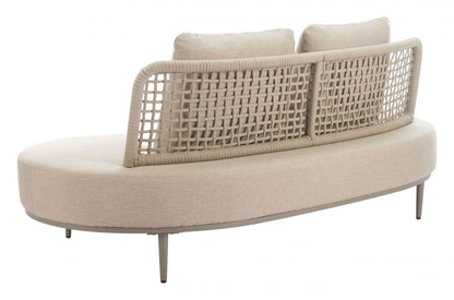 Zuo Modern Ruhe Olefin Fabric Outdoor Sofa
