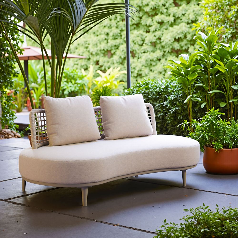 Zuo Modern Ruhe Olefin Fabric Outdoor Sofa