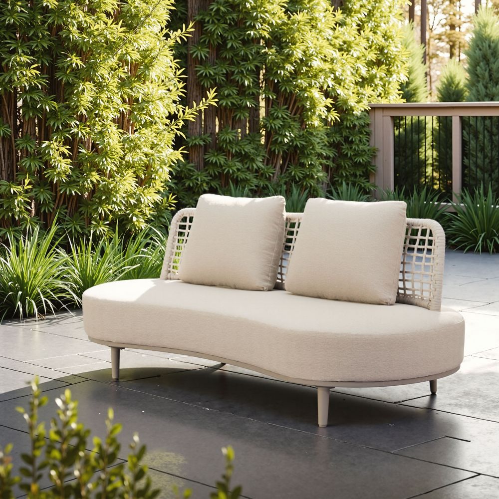 Zuo Modern Ruhe Olefin Fabric Outdoor Sofa