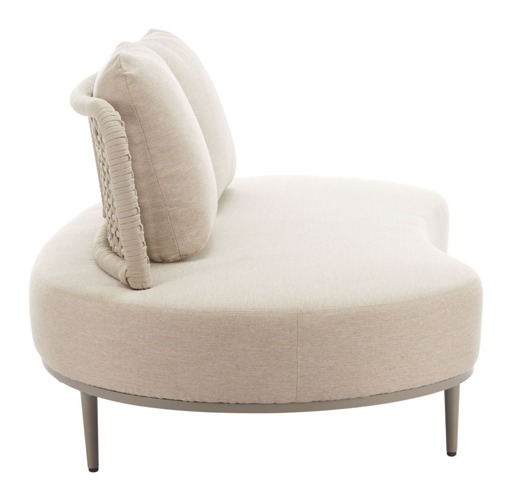 Zuo Modern Ruhe Olefin Fabric Outdoor Sofa