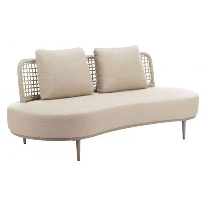 Zuo Modern Ruhe Olefin Fabric Outdoor Sofa