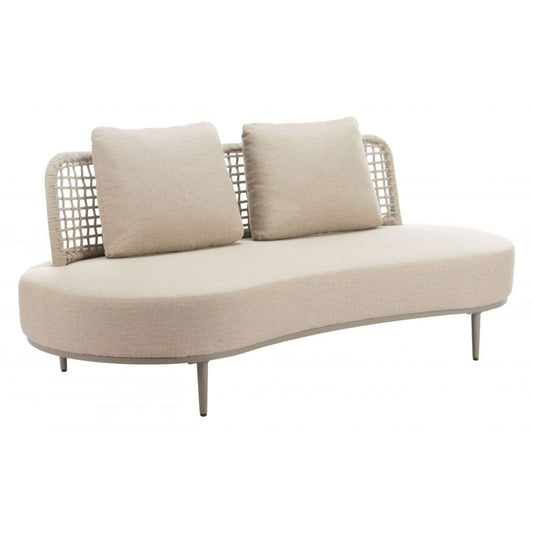 Zuo Modern Ruhe Olefin Fabric Outdoor Sofa