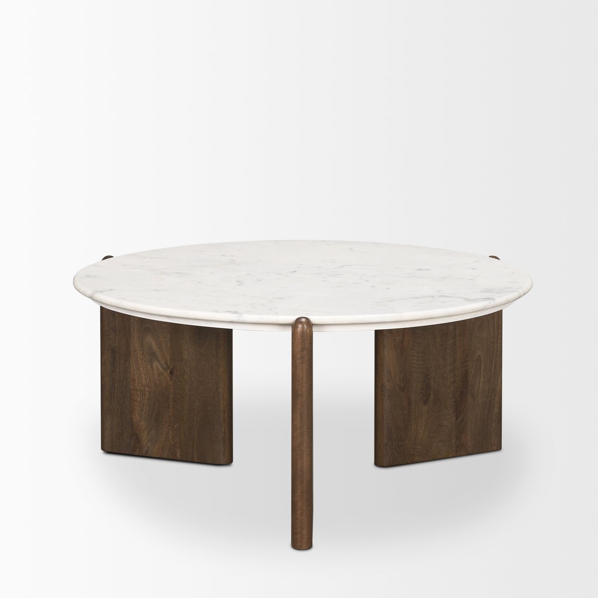 Mercana Rumer Marble Top Round Coffee Table