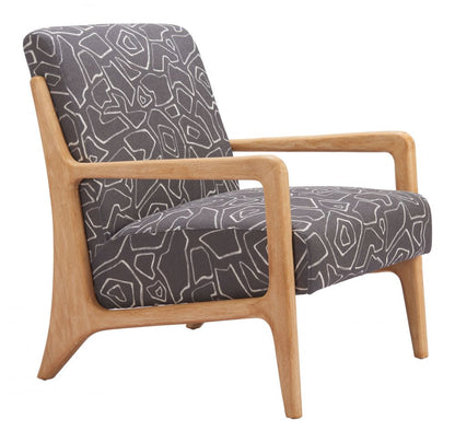 Zuo Modern Runa Printed Fabric Accent Chair