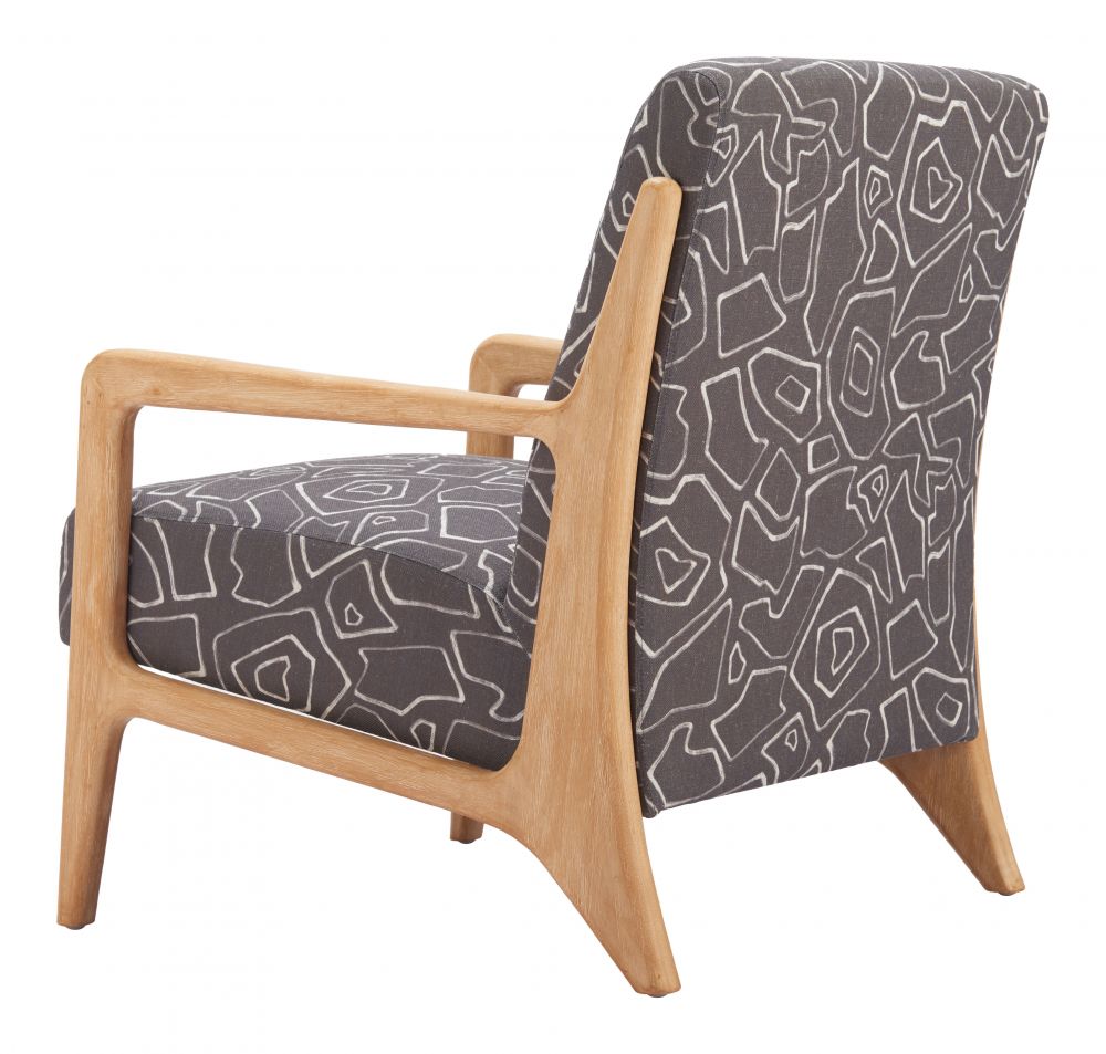 Zuo Modern Runa Printed Fabric Accent Chair