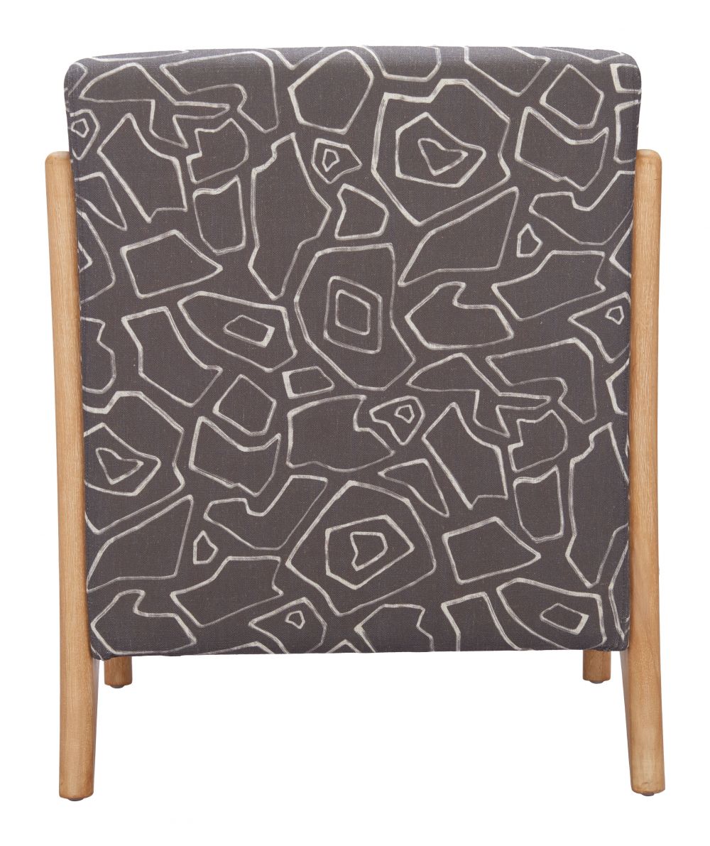Zuo Modern Runa Printed Fabric Accent Chair
