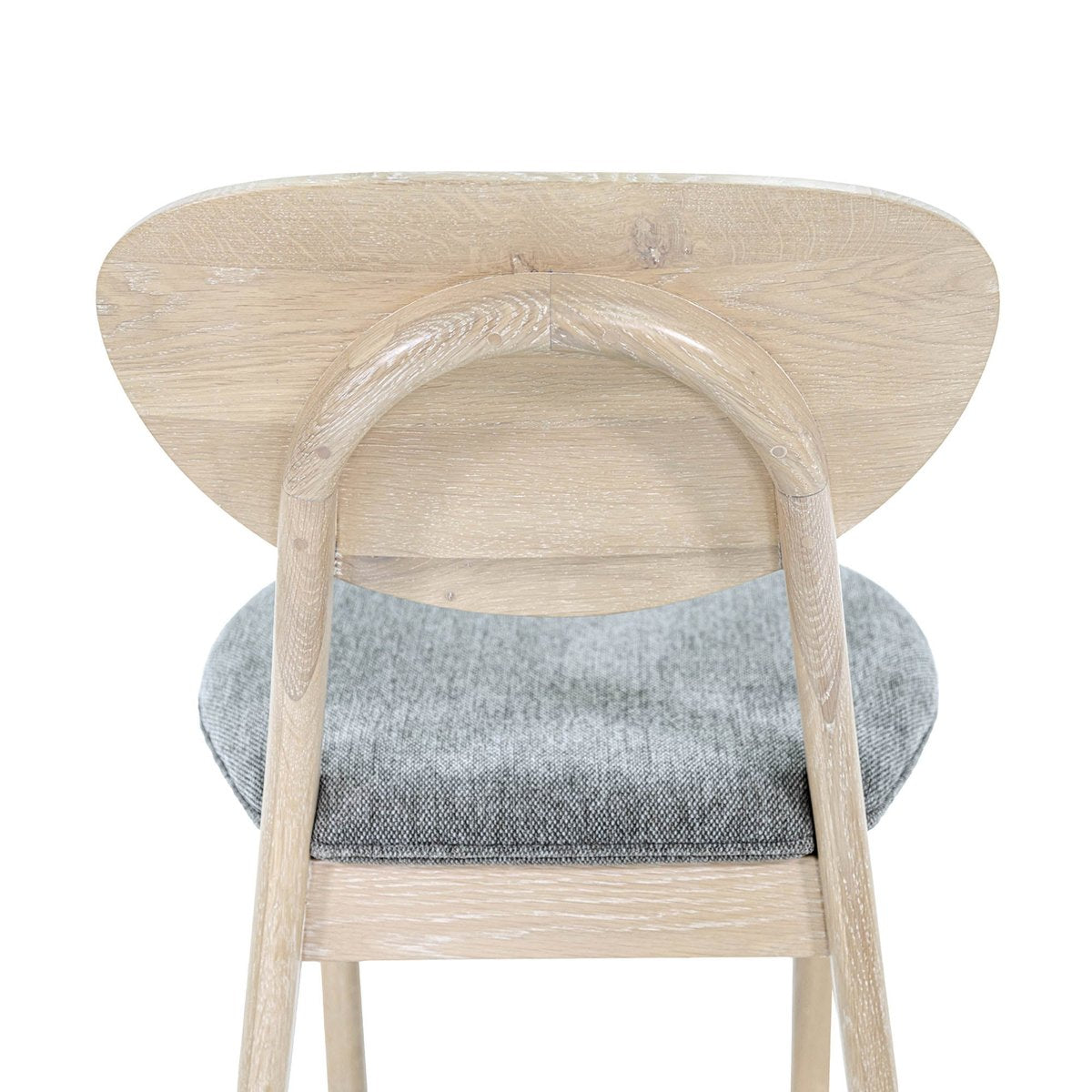LH Home Runway Grey Fabric Armless Dining Chair (Set of 2)