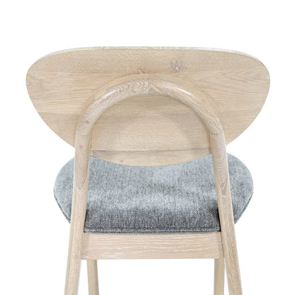 LH Home Runway Grey Fabric Armless Dining Chair (Set of 2)