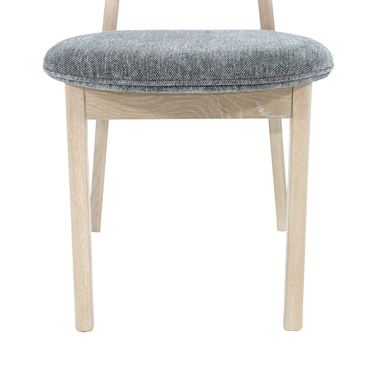 LH Home Runway Grey Fabric Armless Dining Chair (Set of 2)