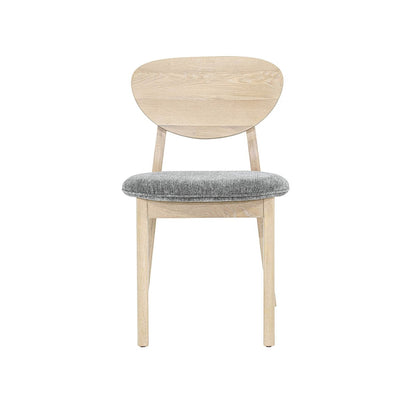LH Home Runway Grey Fabric Armless Dining Chair (Set of 2)