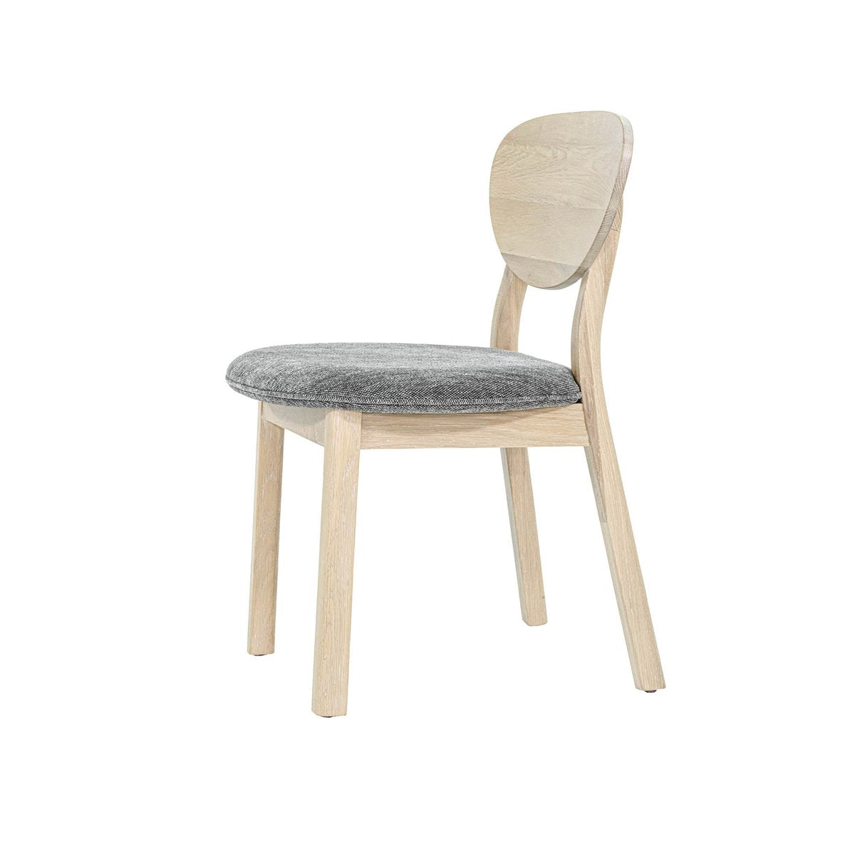 LH Home Runway Grey Fabric Armless Dining Chair (Set of 2)