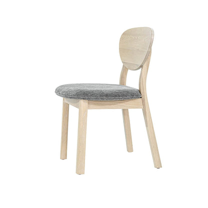LH Home Runway Grey Fabric Armless Dining Chair (Set of 2)