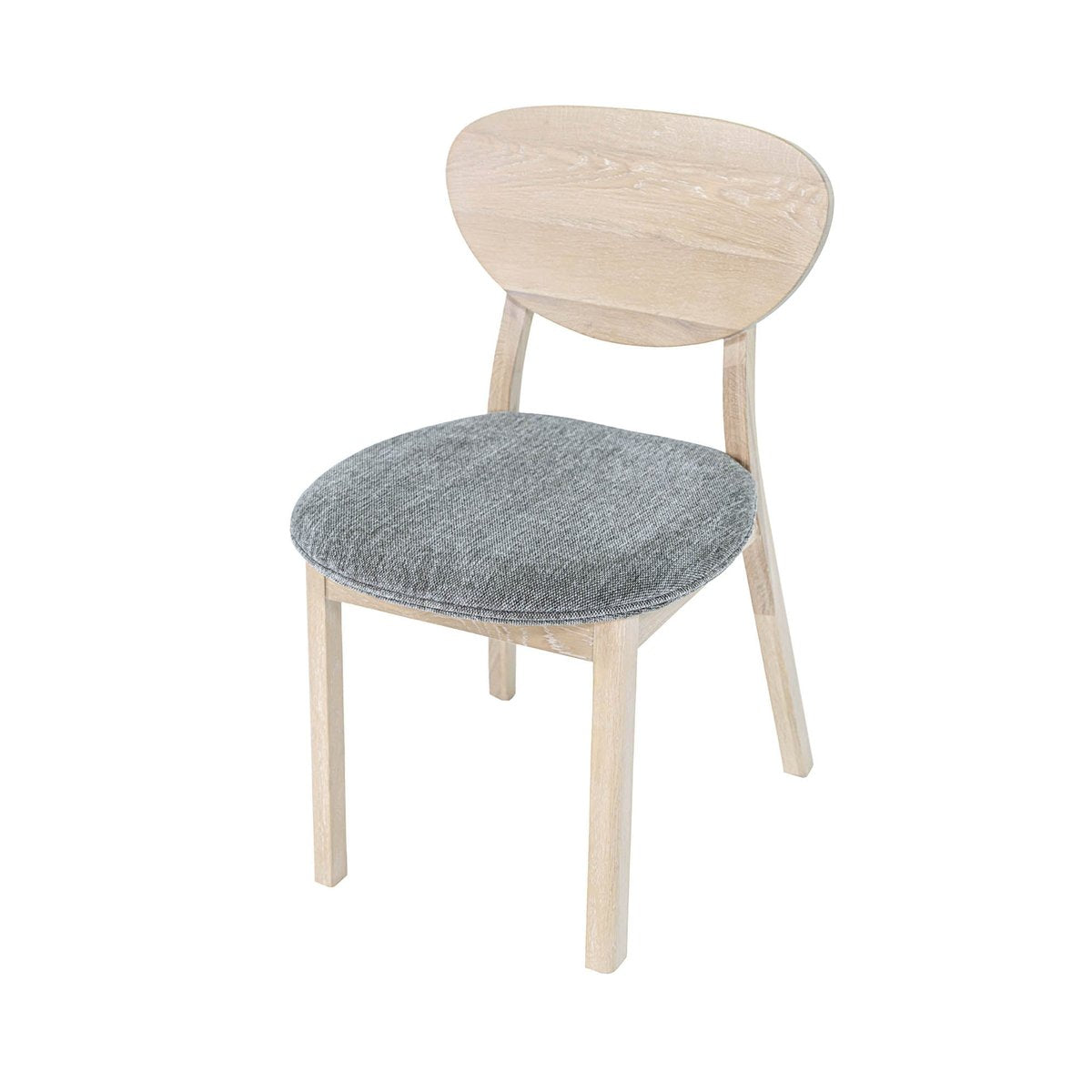 LH Home Runway Grey Fabric Armless Dining Chair (Set of 2)