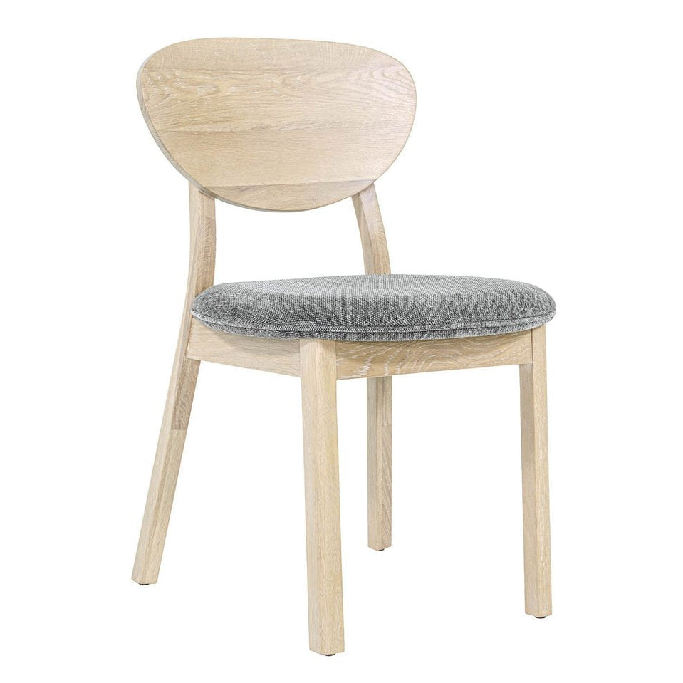 LH Home Runway Grey Fabric Armless Dining Chair (Set of 2)