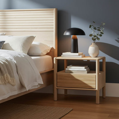 LH Home Runway One Drawer Wood Nightstand