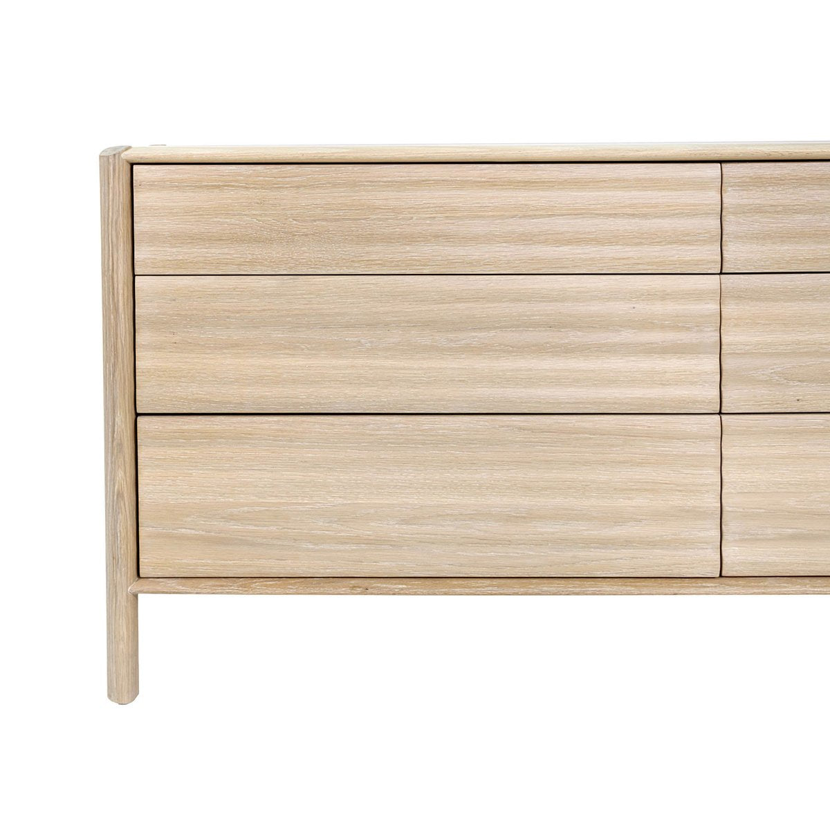 LH Home Runway Six Drawer Wood Dresser