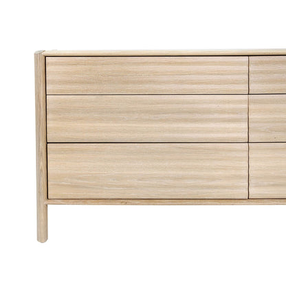 LH Home Runway Six Drawer Wood Dresser