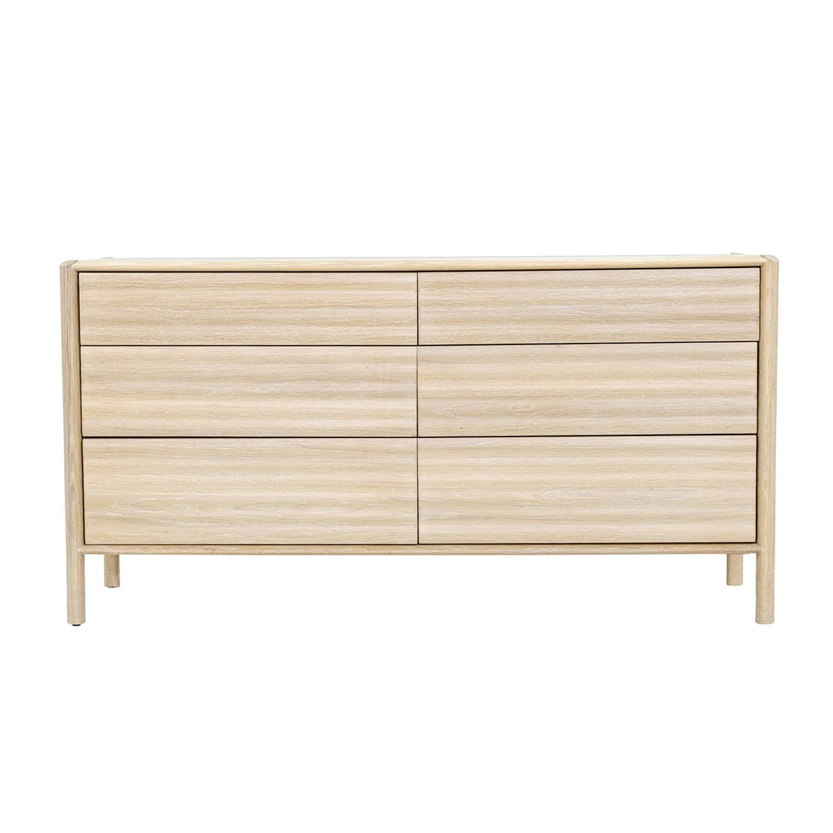 LH Home Runway Six Drawer Wood Dresser