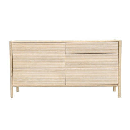 LH Home Runway Six Drawer Wood Dresser