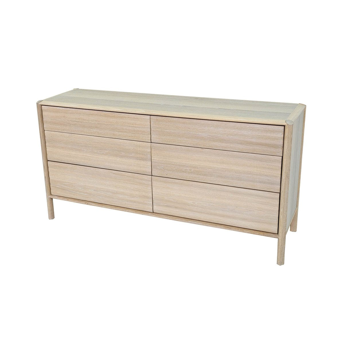 LH Home Runway Six Drawer Wood Dresser