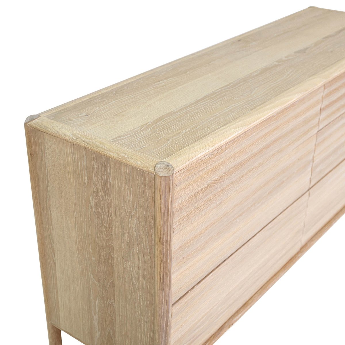 LH Home Runway Six Drawer Wood Dresser