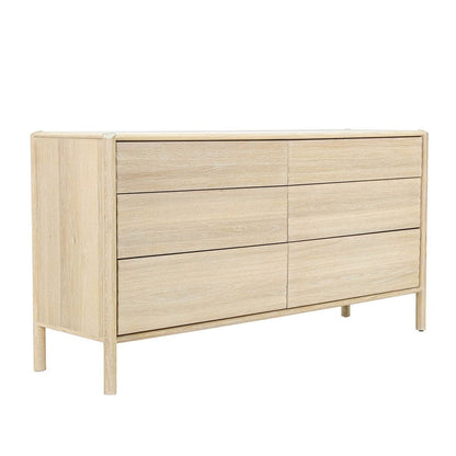 LH Home Runway Six Drawer Wood Dresser