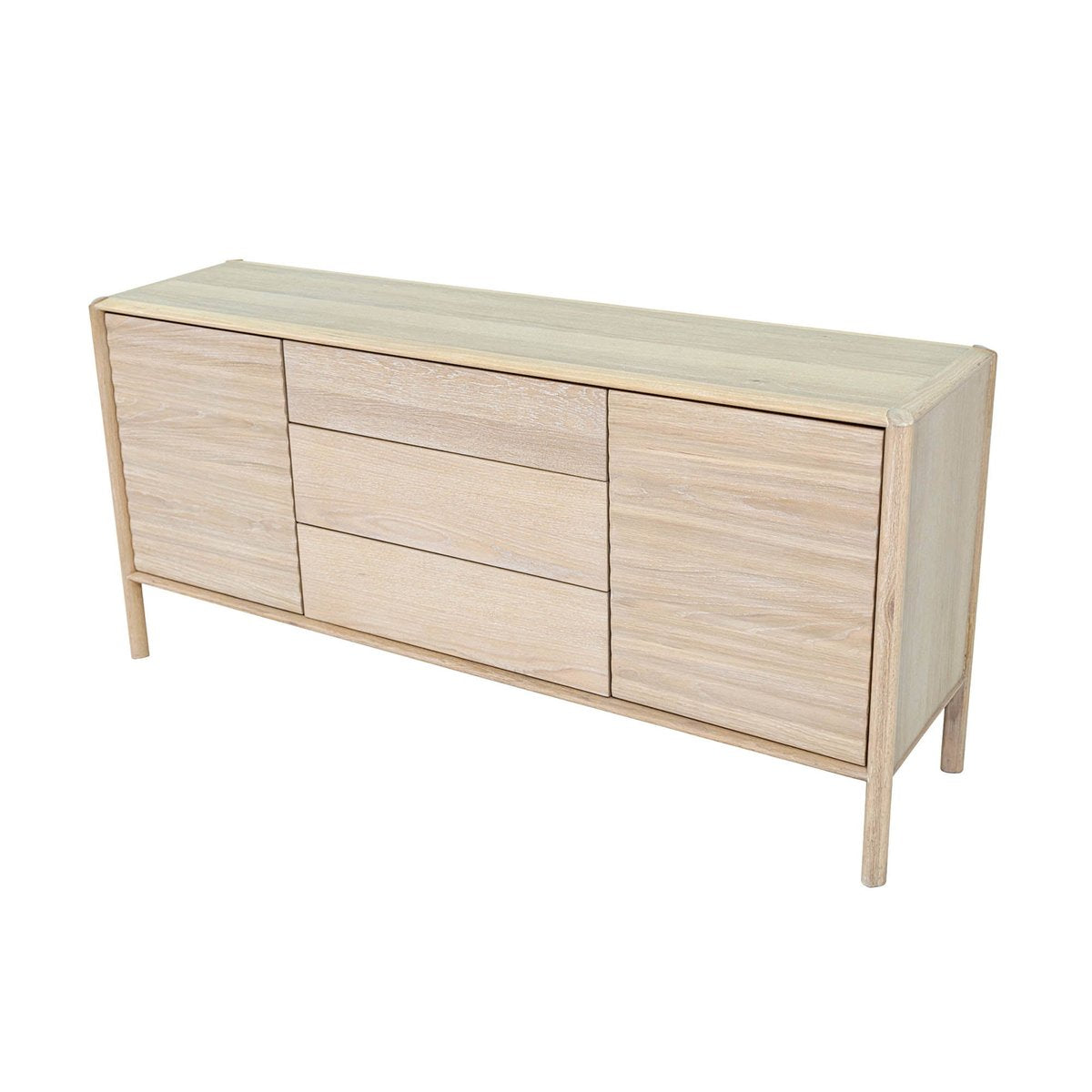 LH Home Runway Three Drawers Wood Sideboard