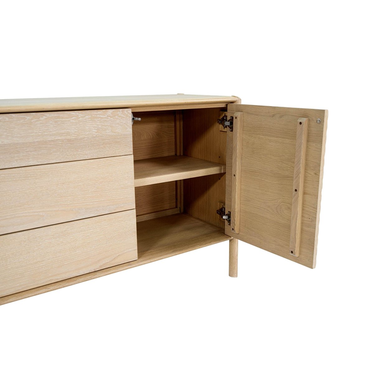 LH Home Runway Three Drawers Wood Sideboard