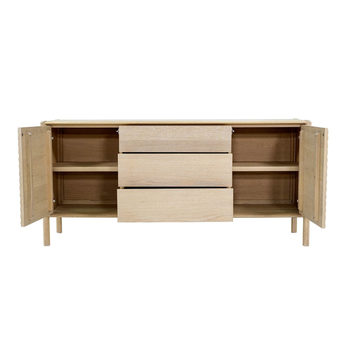 LH Home Runway Three Drawers Wood Sideboard