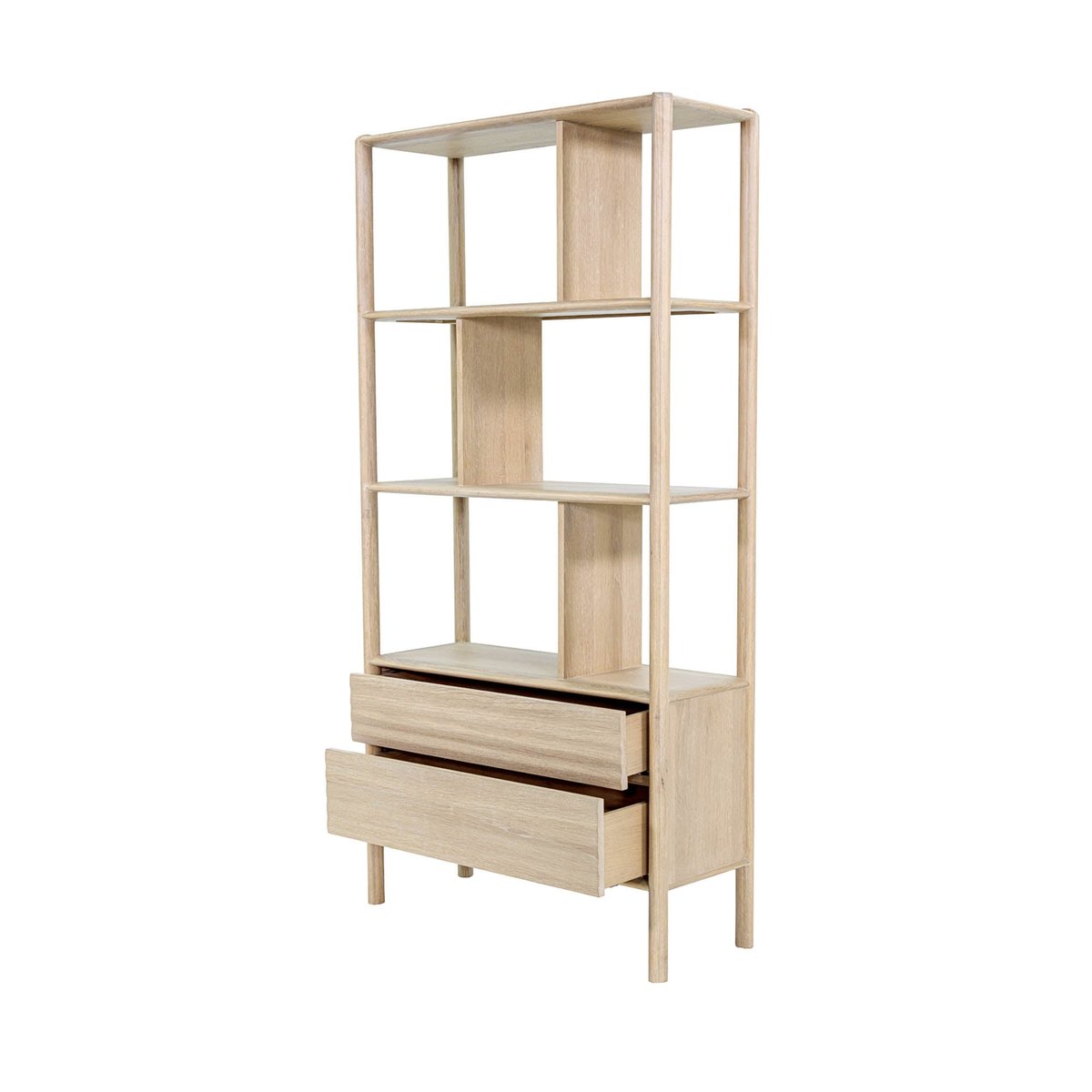 LH Home Runway Two Drawers Wood Bookcase