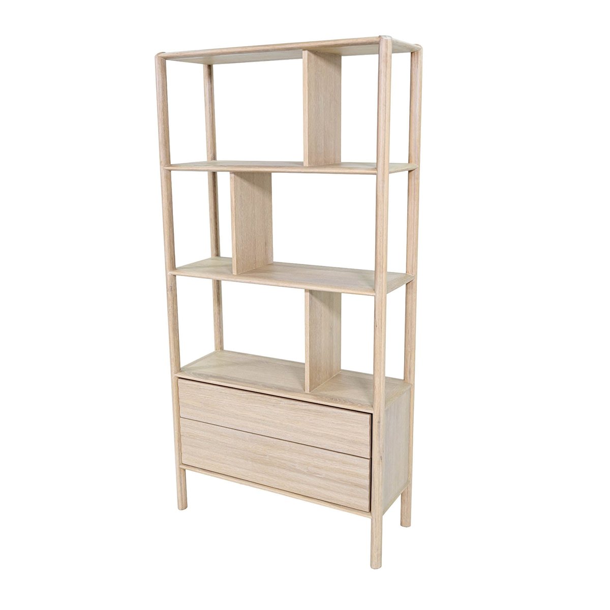 LH Home Runway Two Drawers Wood Bookcase