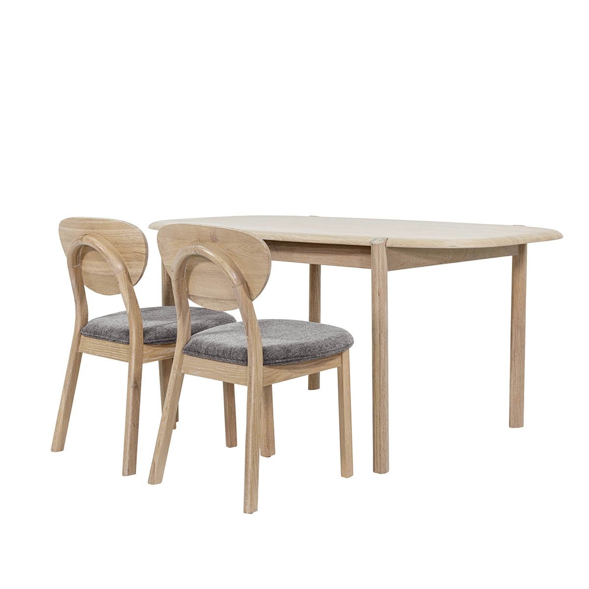 LH Home Runway Wooden Brown Dining Table