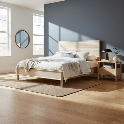 LH Home Runway Wooden Light Brown Bed