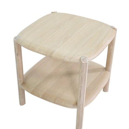 LH Home Runway Wooden Square Side Table