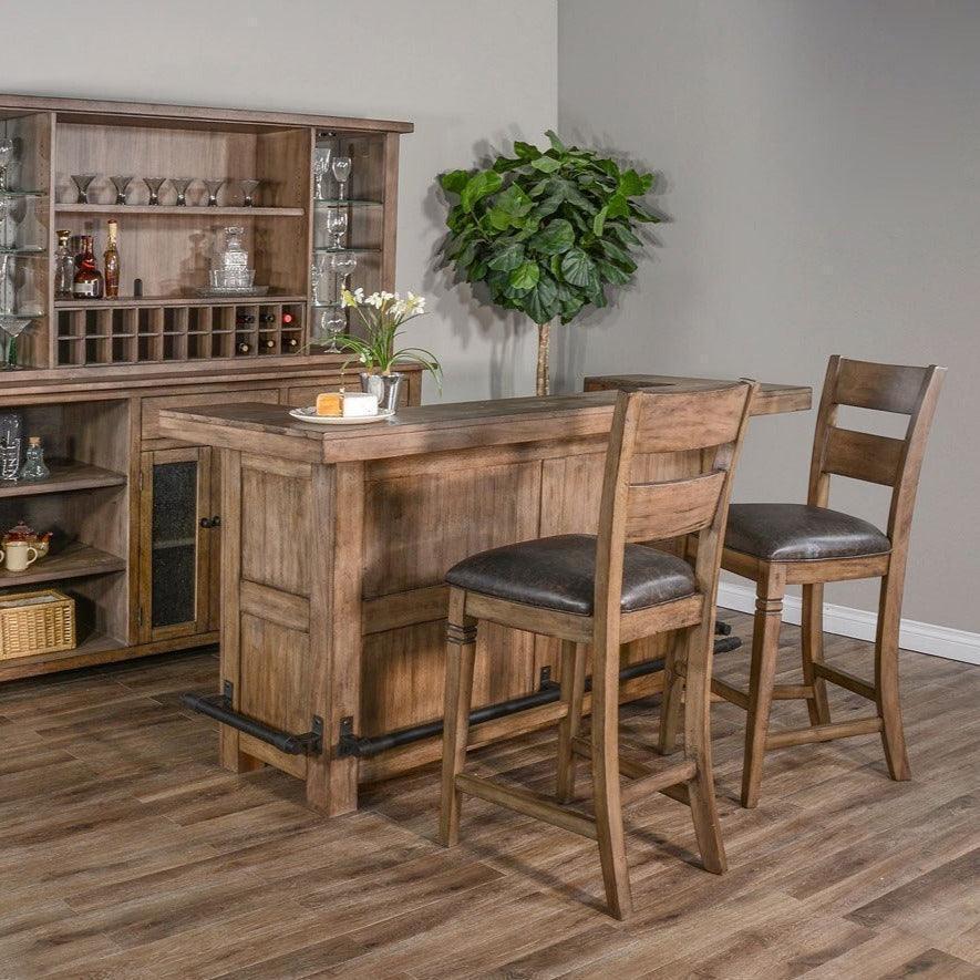 Rustic Farmhouse Home Bar
