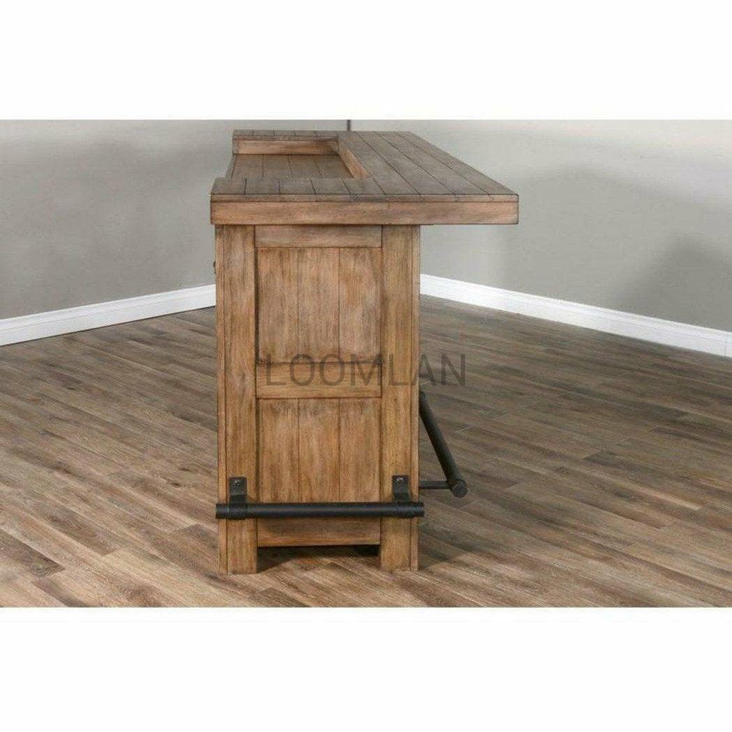 Rustic Farmhouse Basement Bar Island For Home Entertainment Home Bar Islands Sideboards and Things By Sunny D