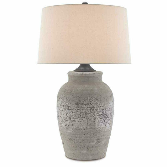 Rustic Gray Aged Black Quest Table Lamp Table Lamps Sideboards and Things By Currey & Co