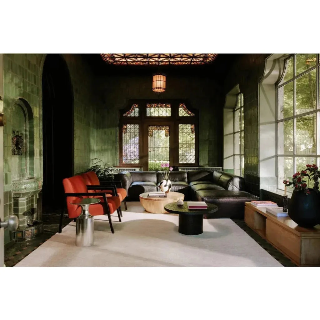 Rustic Solid Acacia Wood Coffee Table - LOOMLAN - Moe's Home - Coffee Tables