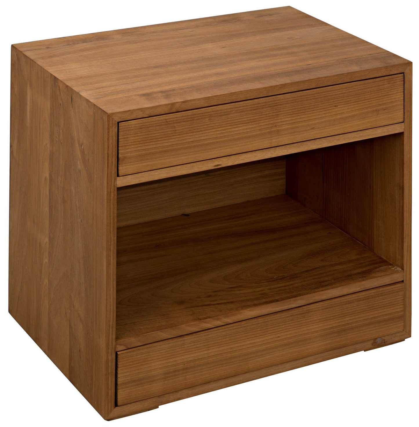 SL05 Teak Wood Rectangle Side Table-Side Tables-Noir-Sideboards and Things