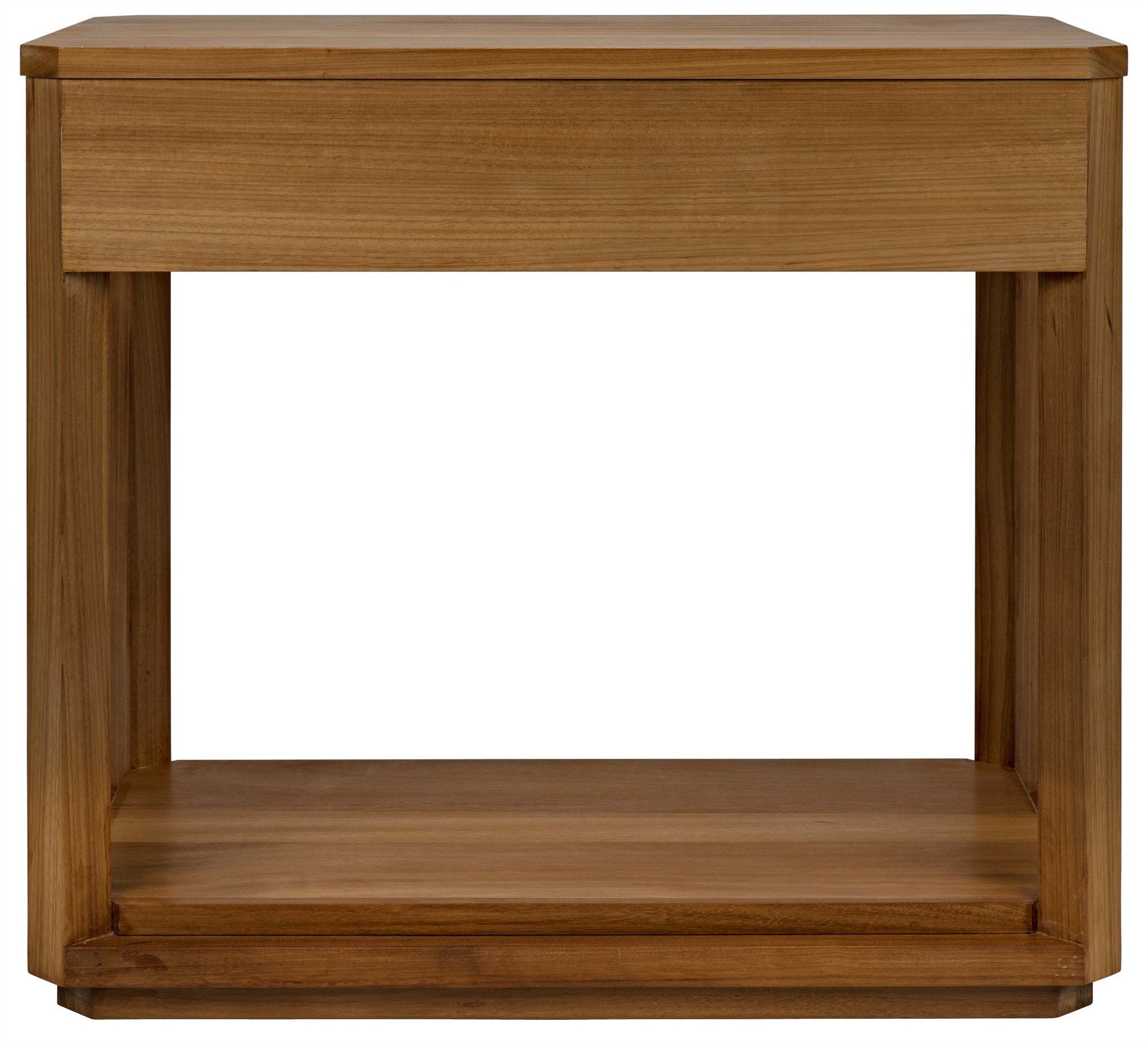 SL11 Teak Wood Rectangle Side Table-Side Tables-Noir-Sideboards and Things