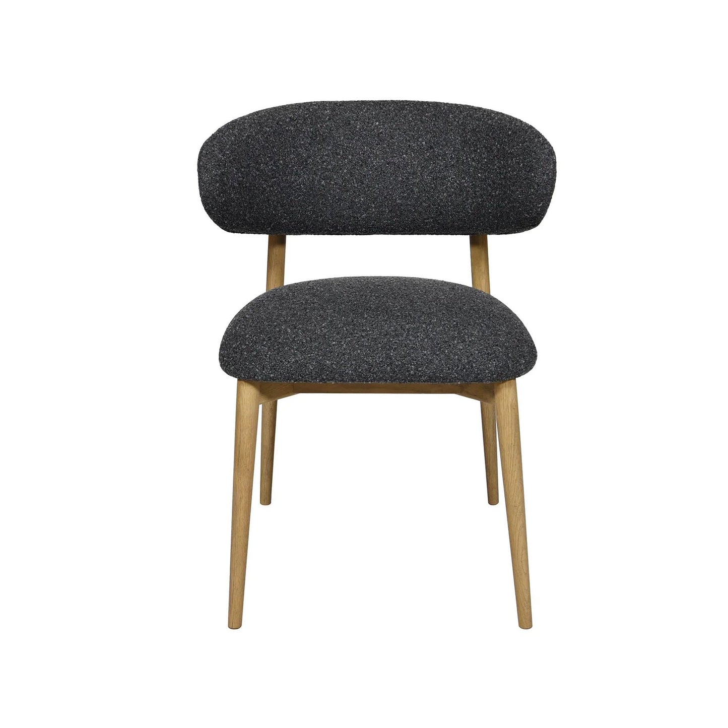 LH Home Milo Leather Armless Dining Chair 2PC