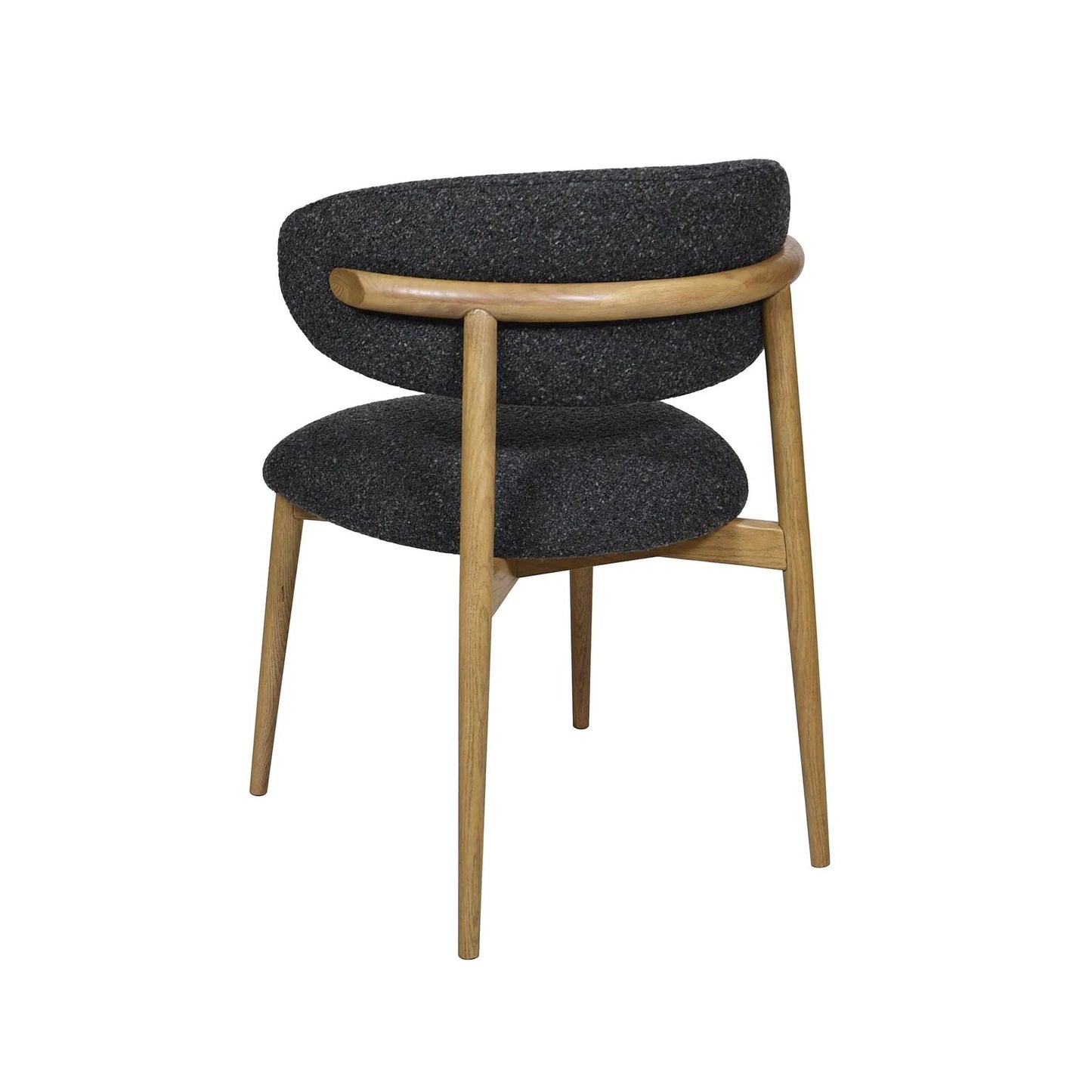 LH Home Milo Leather Armless Dining Chair 2PC