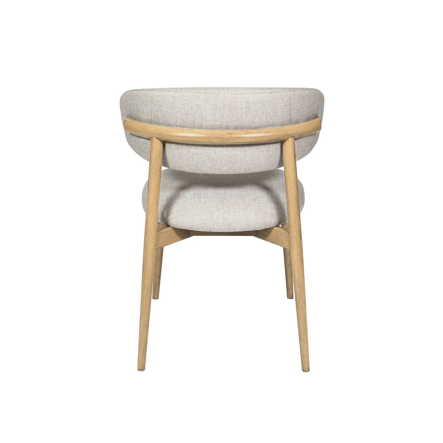 LH Home Milo Leather Armless Dining Chair 2PC
